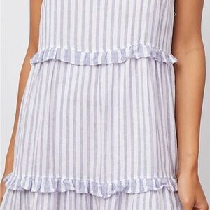 Rails Blue and White Striped Dress